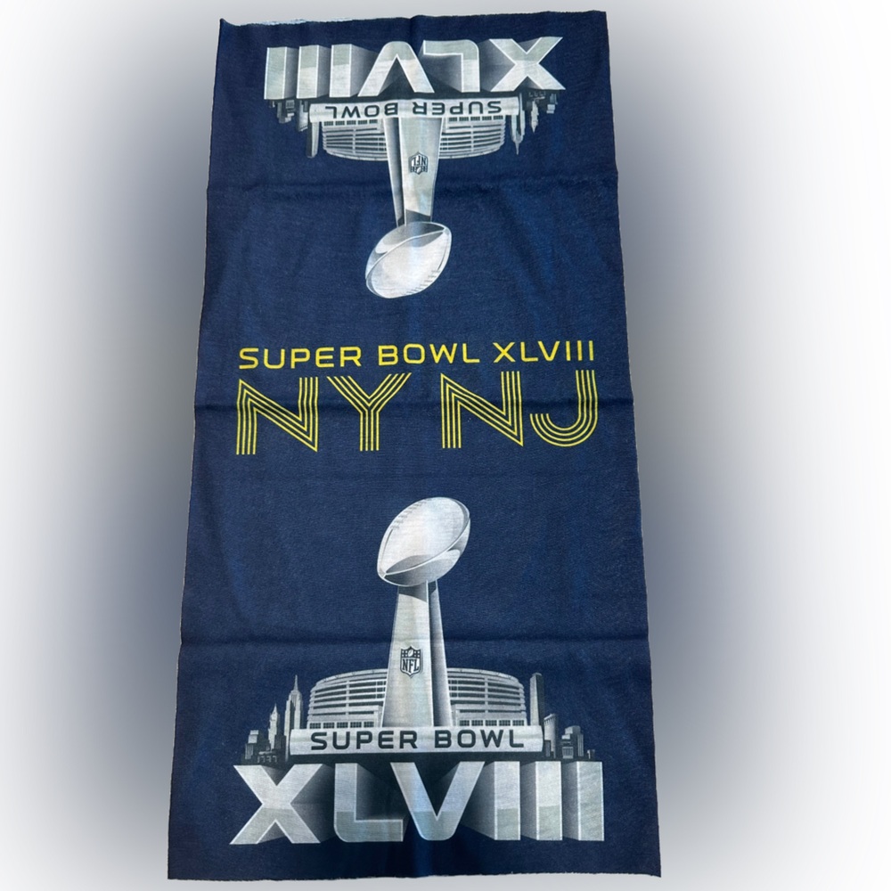Super Bowl XLVIII NJ NY Printed Tube Neck Gaiter